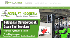 Desktop Screenshot of forkliftindonesia.com